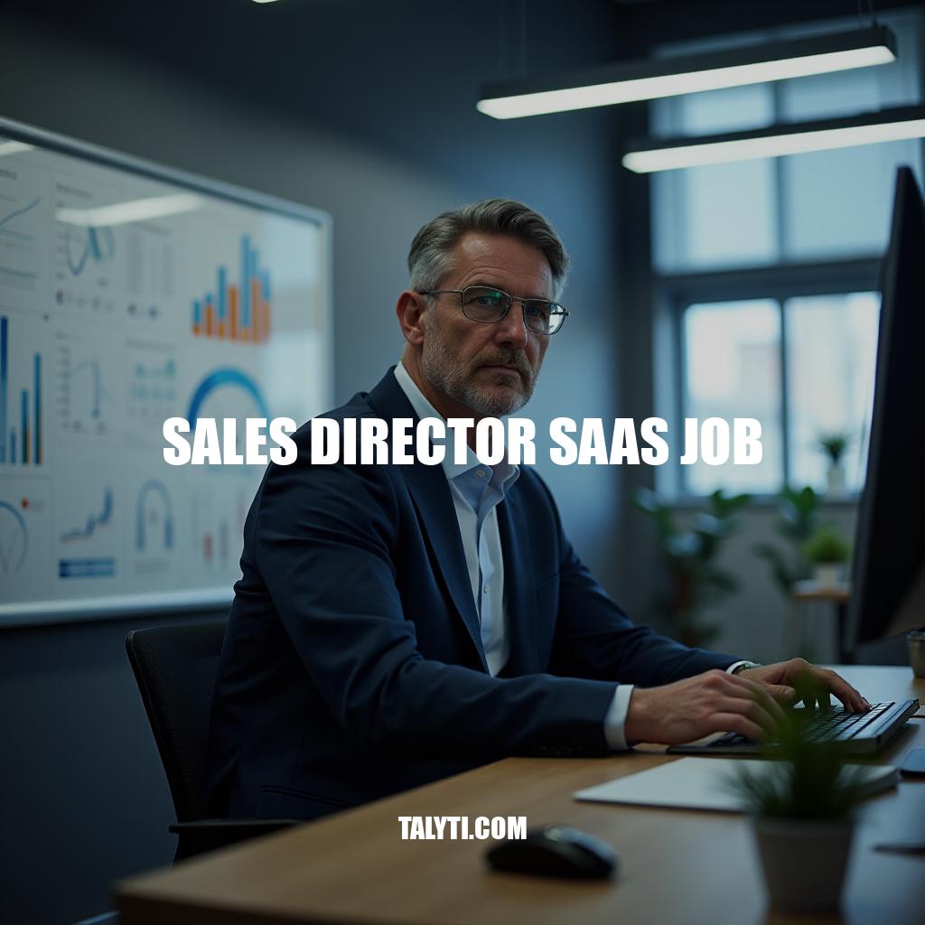 Sales Director SaaS Job